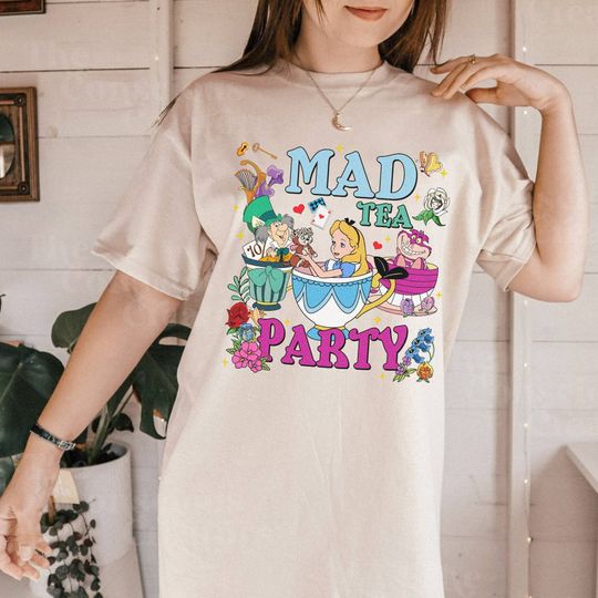 Vintage Disney Alice in Wonderland Mad Tea Party Shirt