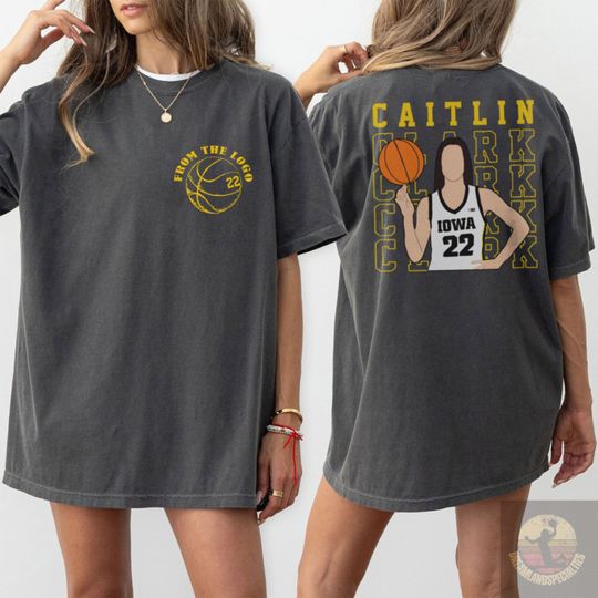 Caitlin Clark Basketball Shirt, From The Logo 22 Tshirt