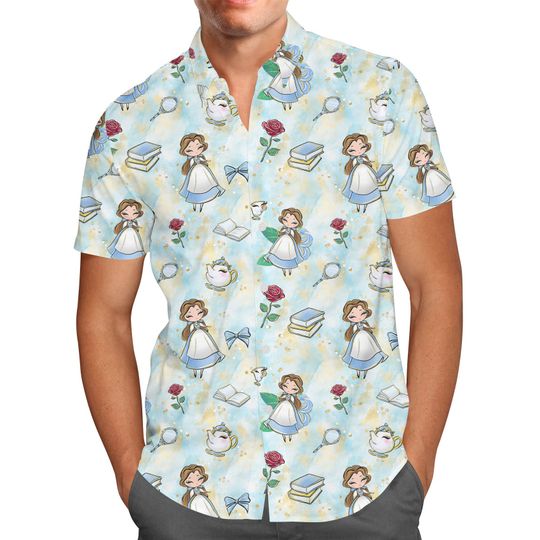 Whimsical Belle - Theme Park Inspired Disney Hawaiian