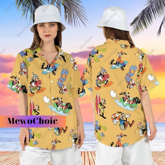 Goofy Hawaiian Shirt, Goofy Disney Summer Hawaii Shirt