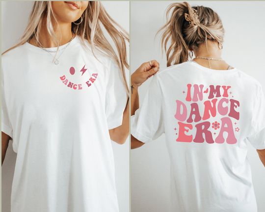 Dance Era Shirts, In My Dance Era Tee, Cute Womens Shirt, Christmas Gift Women, Pink Christmas, Vintage T Shirt, Retro T-Shirts, Dancer Gift