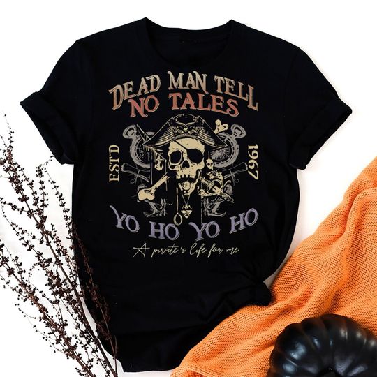 Vintage Dead Men Tell No Tales 1967 Pirates of the Caribbean Shirt