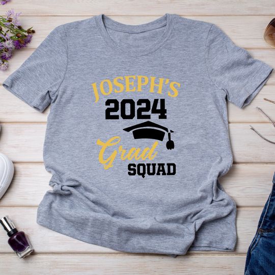 Custom Senior 2024 Shirt, Graduation 2024 T-Shirts
