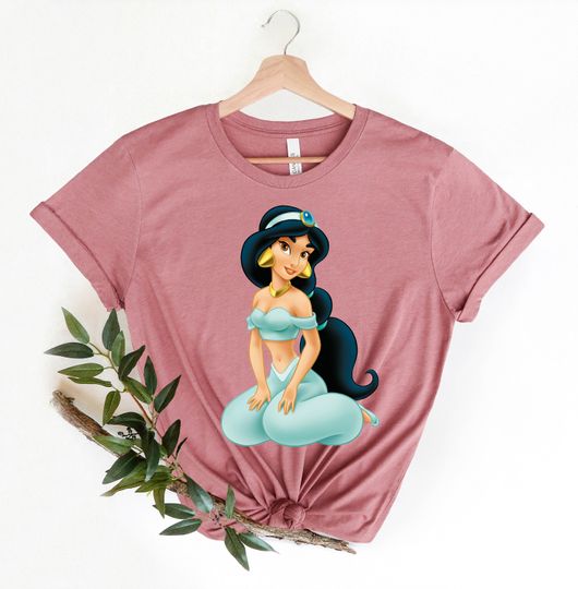 Disney Princess Jasmine Shirt, Jasmine Shirt, Disney Princess Custom Tee, Disney Princess Jasmine Shirt, Princess Lover Shirt, Disney Shirt