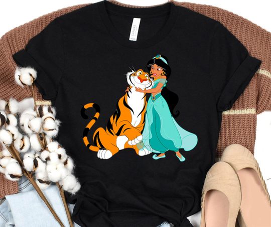 Disney Aladdin Princess Jasmine and Rajah Friends Shirt, Disneyland Family Matching Shirt, Magic Kingdom Tee,