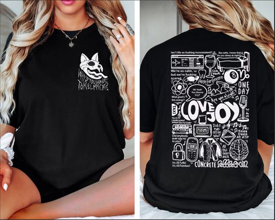 Discover Vintage Lovejoy Merch, Lovejoy Doodle Art Shirt, Lovejoy Band Musictee, Lovejoy Album Lyric Art Tee, Retro Lovejoy Tour , Trendy Shirt