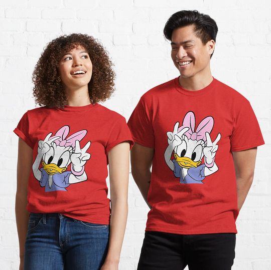 Daisy Duck Say Hi Cute Classic T-Shirt