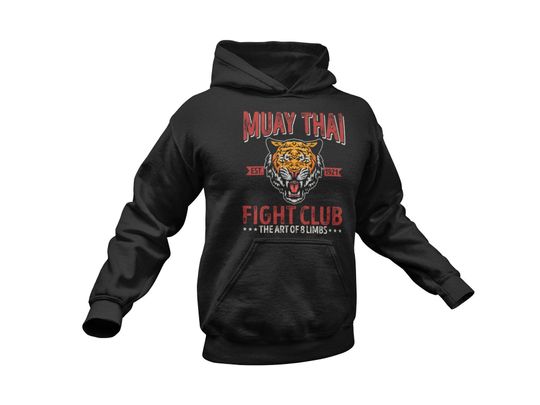 Muay Thai Hoodie / Funny Muay Thai Kickboxing Gift For Him & Her / Thai Boxing Lover / Martial Arts Sweater / Muay Thai Pullover
