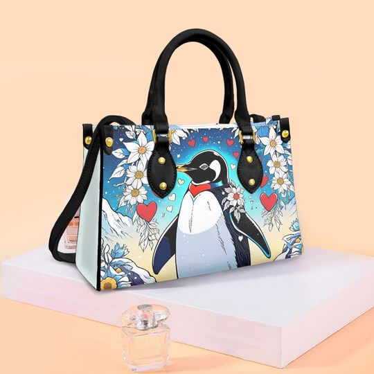 Penguin Leather Bags, Animal lover Gift