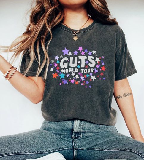 Olivia Rodrigo Guts Tour 2024 Shirt, The Guts World Tour 2024 Shirt, Olivia Rodrigo T-Shirt, Olivia Rodrigo Sweater, Guts Tour 2024 Shirt