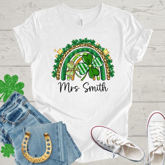CUSTOM St Patricks Day Shirt, Teacher Shirt