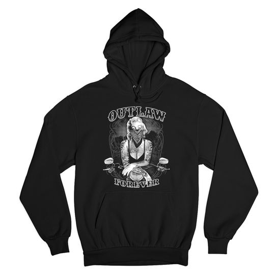 Marilyn Monroe Outlaw Forever Sweatshirt Biker Live