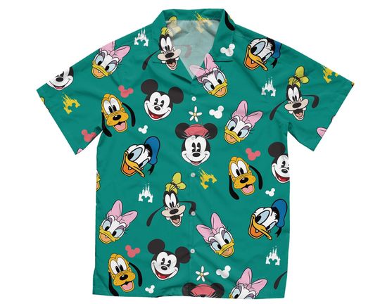 Retro Mickey And Friends Hawaiian Shirt