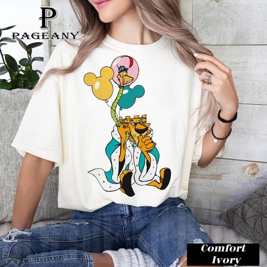 Prince John And Sir Hiss Mickey Balloon Shirt, Robin Hood Disney