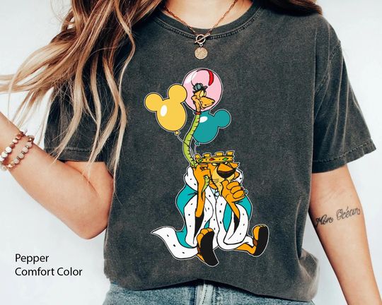 Vintage Prince John And Sir Hiss Mickey Balloon Shirt, Robin Hood Villains Disney T-shirt