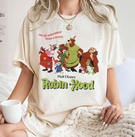 Vintage Robin Hood Disney Character Shirt, Skippy, Little John Shirt