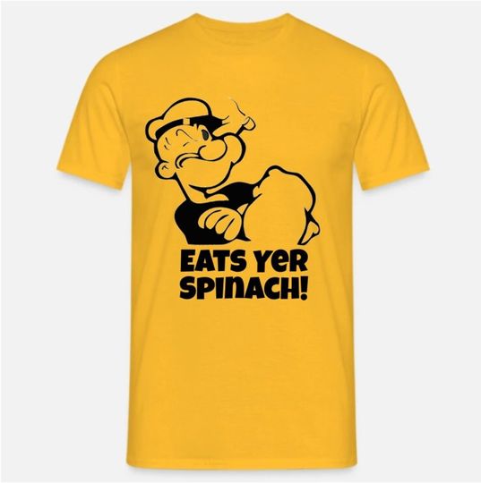 Popeye - 'Eats Yer Spinach'  T-Shirt