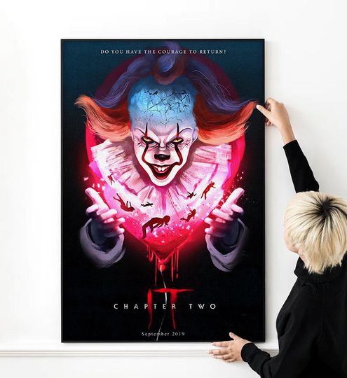 IT Poster, Pennywise Poster, Wall Decor