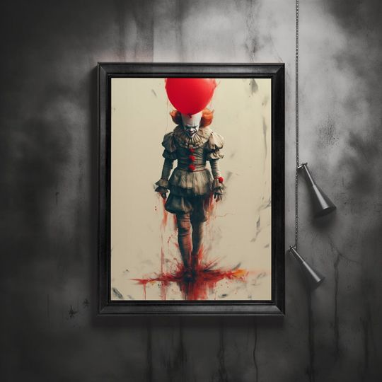 IT Poster, Pennywise Poster, Wall Decor