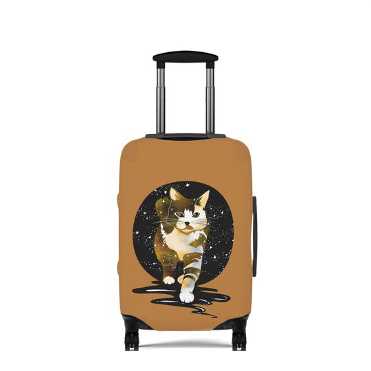 Galaxy Cat Luggage Cover, Cat Lover Gift