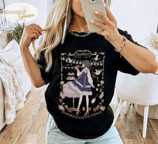 Disney Snow White Princess Anime Style Shirt, Vintage Disney Shirt, Disney Princess