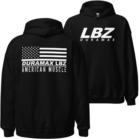 LBZ Duramax Hoodie, Diesel Truck , American Flag Hooded Sweater, Patrioitc Gift For Truck Enthusiast, Present For Him