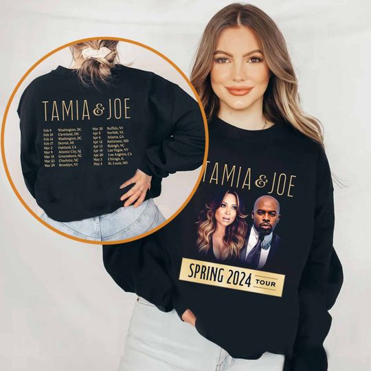 Tamia and Joes Spring 2024 Tour Shirt