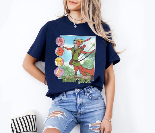 Vintage Disney Robin Hood Character Shirt