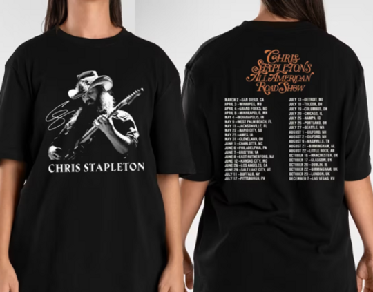 Chris Stapleton All American Road Show Double Sided Shirt