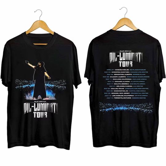 Diljit Dosanjh 2024 Dil-Luminati Tour Double Sided Shirt