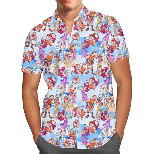 I Won't Say I'm In Love Hercules Inspired Disney Hawaiian Shirt