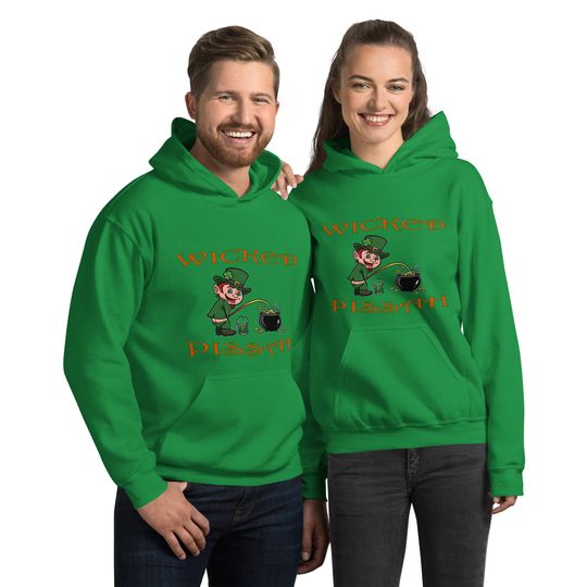 St Patricks Day Wicked Pissah Boston  - Unisex Hoodie