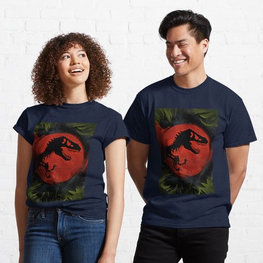 Jurrassix World Dino Art Classic T-Shirt