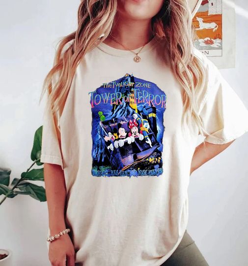 Mickey And Friends Tower Of Terror Shirt, Mickey And Friends Shirt, Disneyworld Shirts, Disney Shirt