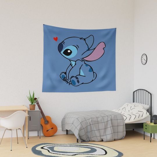 Stitch In Love Disney Tapestry