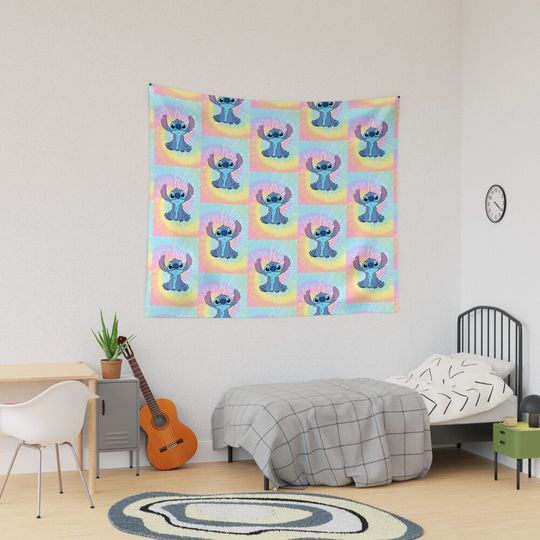 Colorfull Stitch Disney Tapestry