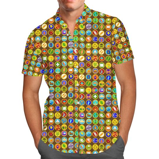 Wilderness Explorer Badges  - Up Inspired Disney Hawaiian