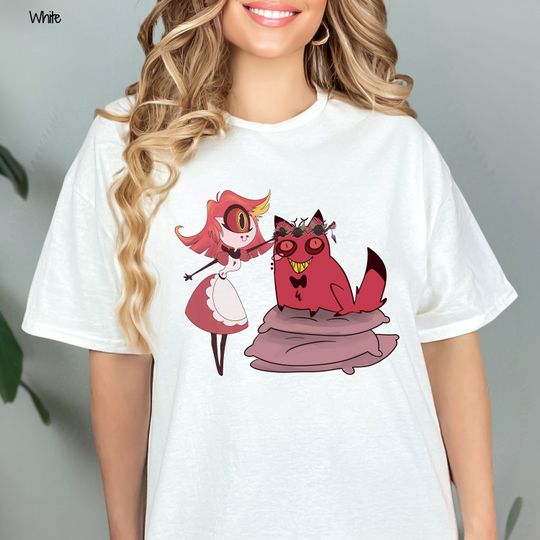 Discover Niffty With Cursed Cat Alastor T-Shirt, Helluva Boss Alastor Shirt