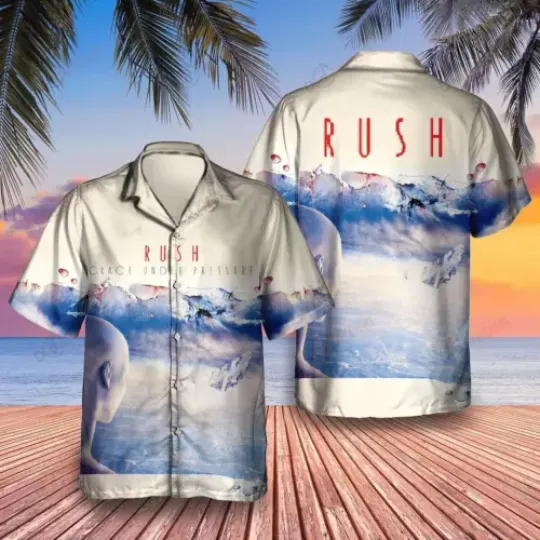 Grace Under Pressure Rush Band Hawaiian Shirt