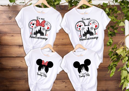 It's Our Anniversary Shirt, Disney Trip Shirt, Disney Couple Shirt, Disney Family Vacation