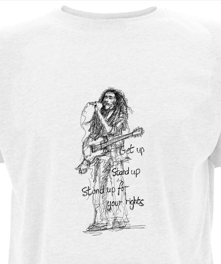 Bob Marley Unisex Tee, Bob Marley Gift