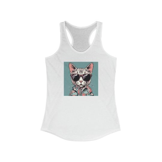 Discover Black Cat Tank Top, Cat Shirt, Gift for Cats Lover