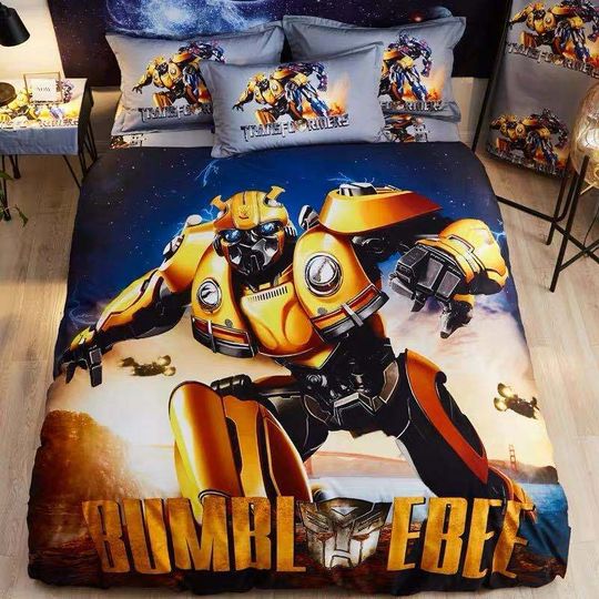 Transformers Bumblebee Protects Us Single Bed