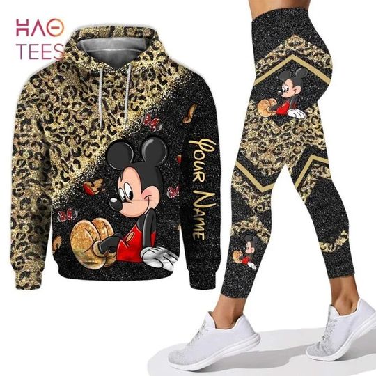 Disney Mickey Mouse 3D Hoodie Leggings Set