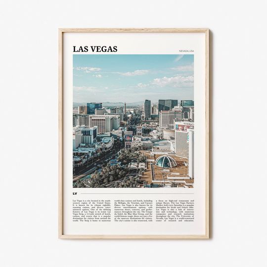 Las Vegas Travel Poster, Las Vegas Poster Print, Las Vegas Photo, Las Vegas Decor, Nevada