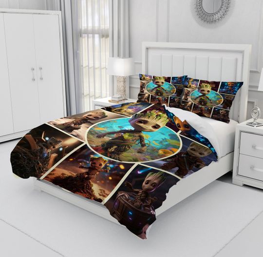 Groot Bedding Set, Bedroom Decoration