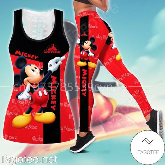 Disney Minnie Mouse Hollow Tanktop or Legging, Gift Idea For Fans