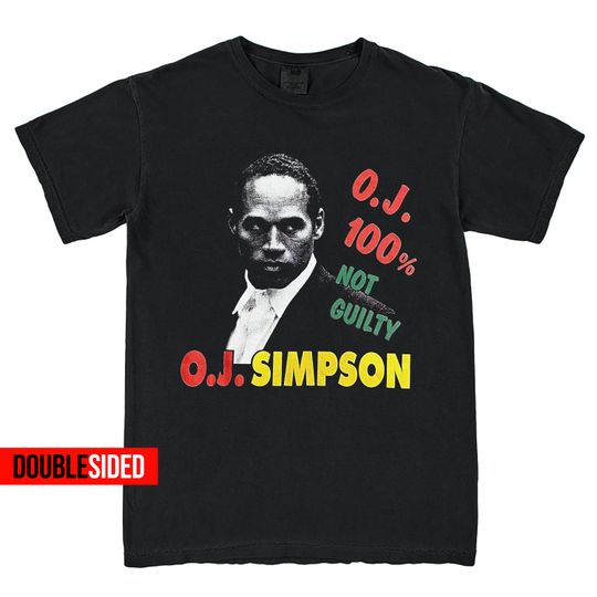 New Rare OJ Simpson Not Guilty Retro Unisex T-Shirt
