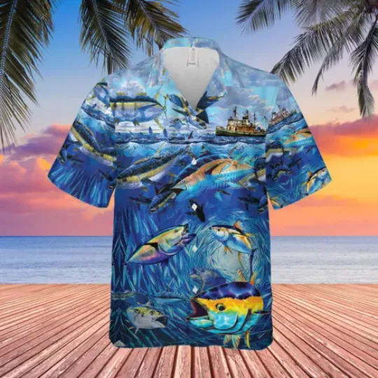 There Is Plenty Of Tuna Fish Unisex Hawaiian Shirt Summer Shirt