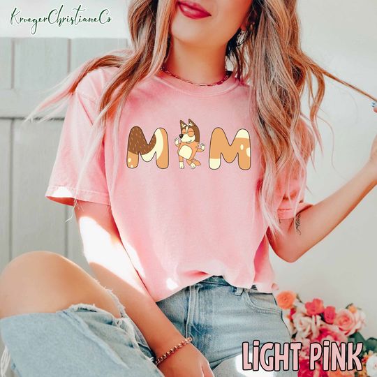 Mom Life Bluye Family T-shirt, Cool Mom Club T-Shirt, Mum Gift, In My Mom Era